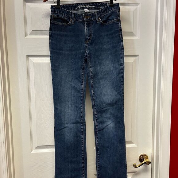 Eddie Bauer Curvy Bootcut Jeans sz 6 Long - Picture 7 of 7